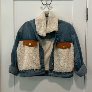 Denim Jacket with details. Size M